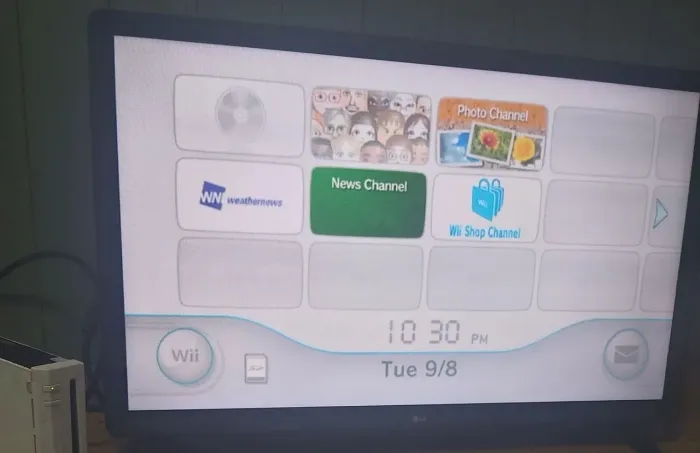 Nintendo Wii somente o aparelho e cabo AV