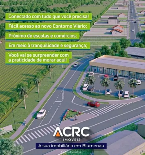 ACRC Imóveis - TE01239 - Terreno com 360,00m² para Venda no Bairro Figueira em Gaspar