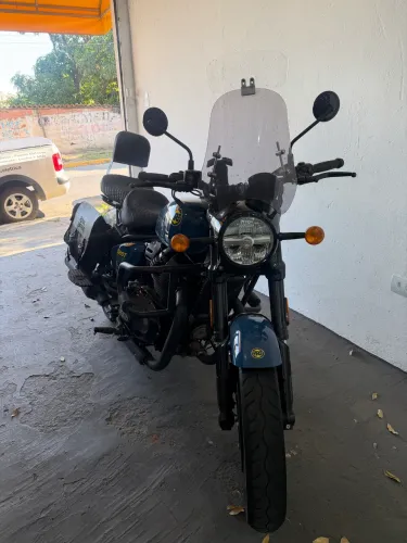 Royal Enfield Shotgun 650 Azul Blue