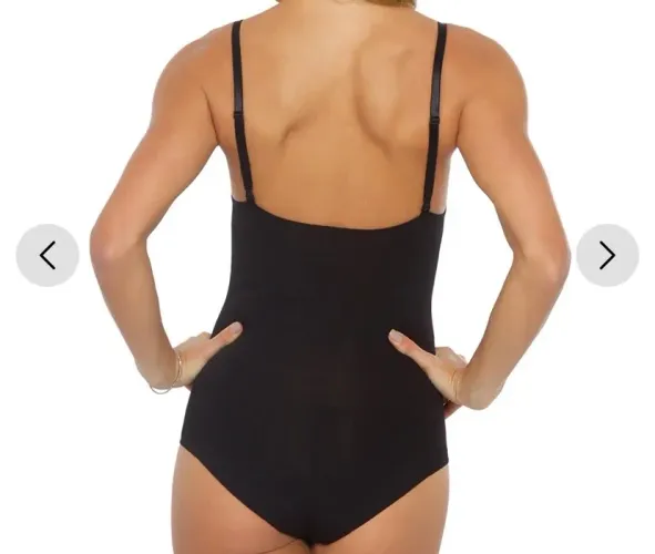 Body Pliè Modelador Sem Bojo Afina Cintura Preto