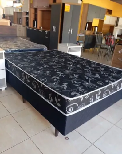 CAMA NOVA DE FABRICA COM 20CM DE ESPUMA COM MOLAS FRETE GRÁTIS