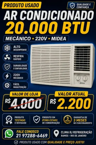 Ar condicionado 20.000Btu
