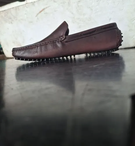 Sapatos de couro legítimo 