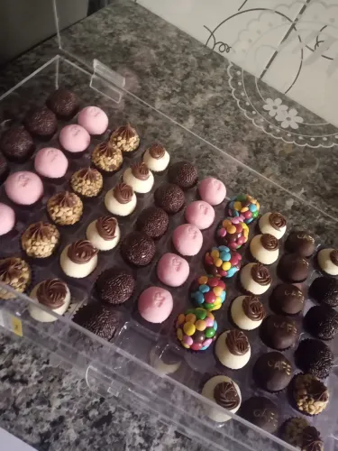 Expositor para brigadeiro 2 andares 