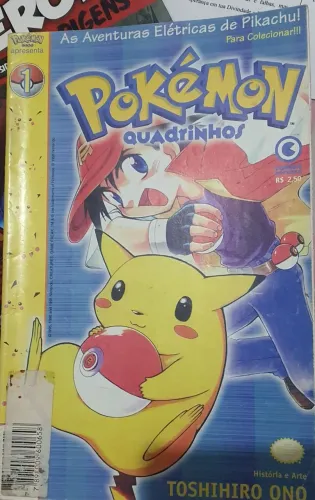 Pokemon quadrinhos vol 1 - As aventuras elétricas de Pikachu (Pokemon club)