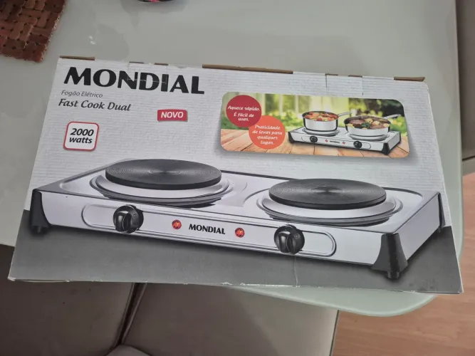 VENDO FOGÃO ELÉTRICO MONDIAL - 2 BOCAS