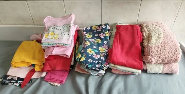 VENDO LOTE DE ROUPAS BEBÊ MENINA