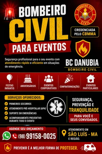 Bombeiro civil para eventos 