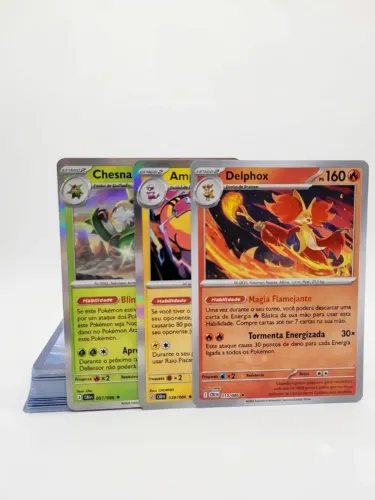 Cartas para Master Set Bulk Pokemon TCG Caos Ascendente Comum/Foil