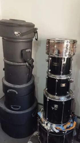 Bateria Mapex Serie Venus + semi case Solid Sound