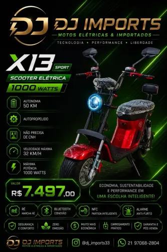 SCOOTER ELÉTRICA | HOLAF X13 SPORT
