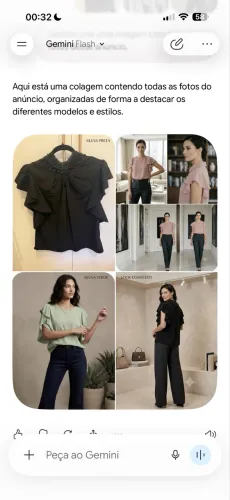 Lote 3 blusas alfaiataria novas m
