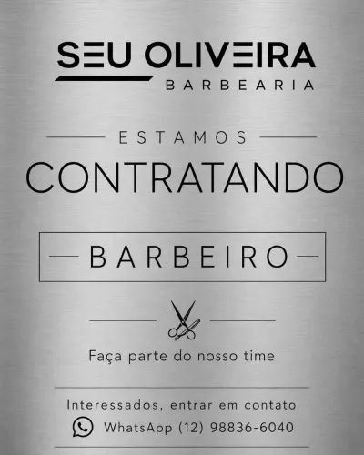 Contrata-se BARBEIRO ?