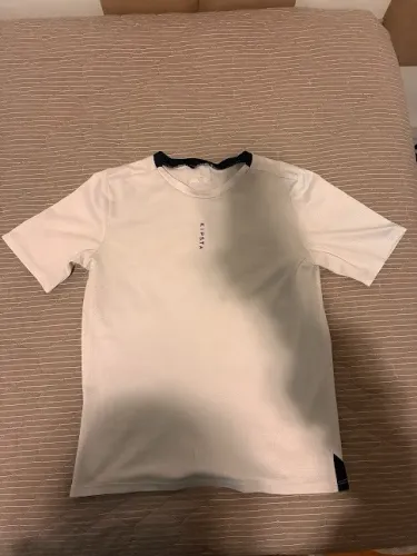 Blusa marca própria decathlon branca tamanho 12 infantil