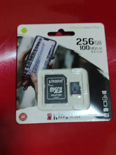 Cartão SD Kingston Select Plus 256GB para armazenamento extra Ultimas unidades