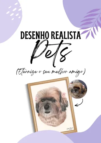 Desenhos Realistas Sob Encomenda - Pets
