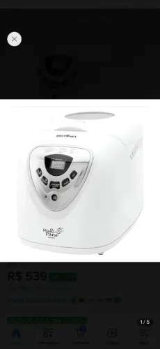Panificadora Automático Britânia multipane 120v semi nova