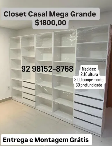 Closet Grande Casal em Oferta final do mês