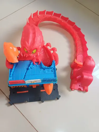 Pista Hot Wheels do carangueijo