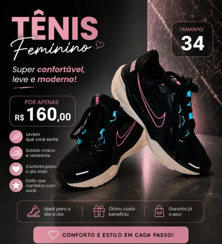 TÊNIS  CONFORTÁVEL 