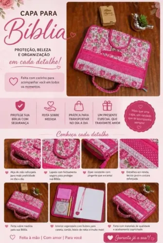 Capa para Bíblia Personalizada