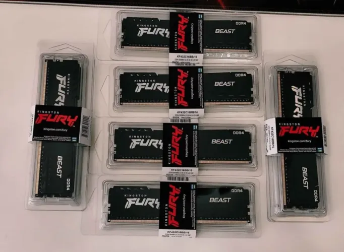 Memória ram DDR4 8gb 3200mhz KINGSTON FURY 