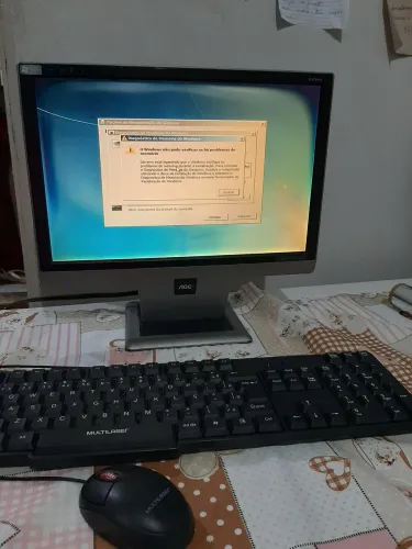 PC COMPLETO + MONITOR + ACESSÓRIOS - IDEAL PARA CONSERTO OU REAPROVEITAMENTO