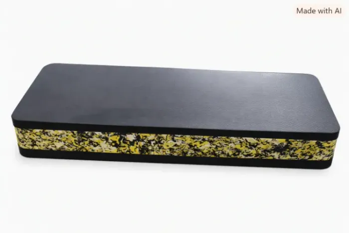 Step Em Eva 60x30x10 Cm P/ Academia Fisioterapia Cor Preto 
