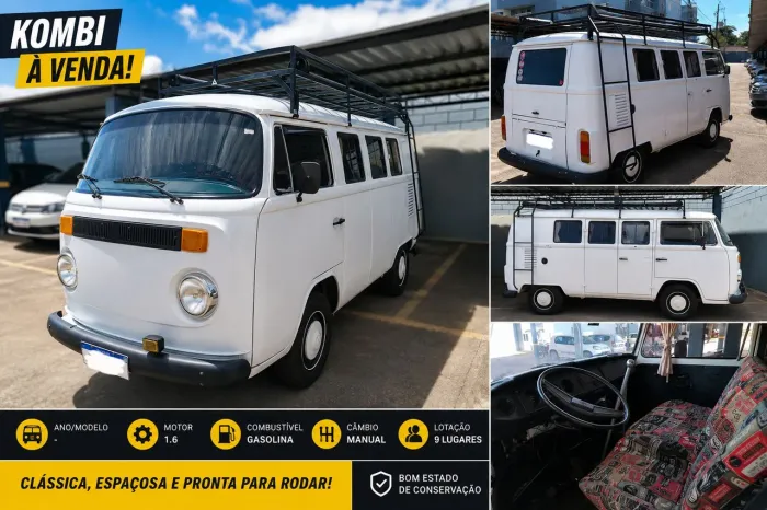 Volkswagen Kombi Standard/ Luxo/ Serie Prata 1994