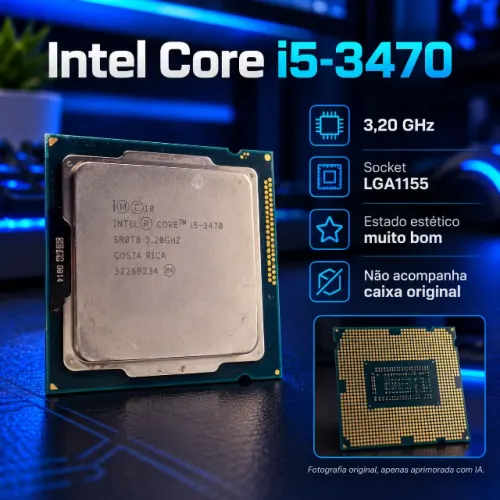 Intel Core i5-3470: PC econômico para estudos, trabalho e tarefas do dia a dia