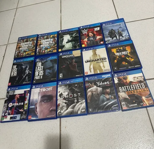 Jogos mídia física de PS4