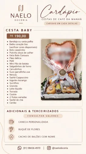 Cestas café da manhã