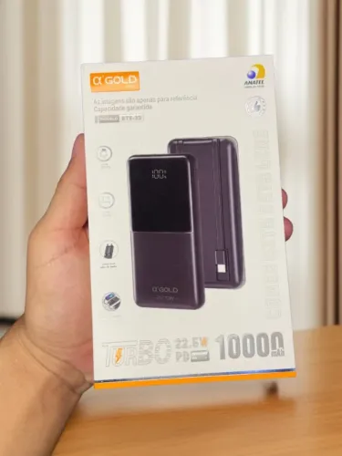 Carregador Portátil Power Bank 10000Ah BTE-35 A?Gold an17
