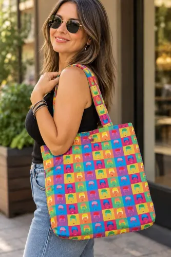 Bolsa Colorida Frida Kahlo
