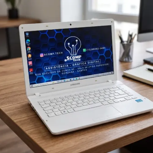 Notebook Samsung Core i3 8GB RAM + SSD 120GB (Muito Rápido!) - 3 Meses de Garantia