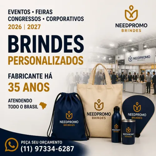 Brindes para Eventos Feiras Congressos Corporativos 2026 e 2027 Direto da Fábrica