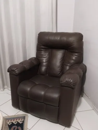 Pufe cadeira reclinável 