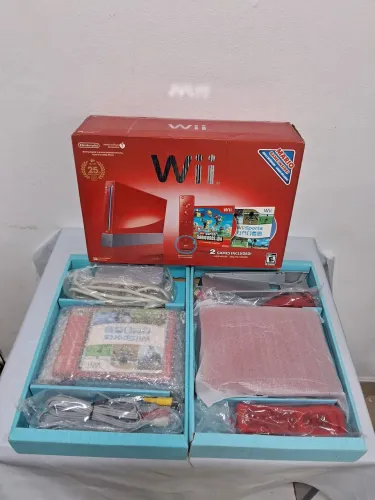 Nintendo wii edição aniversário na caixa