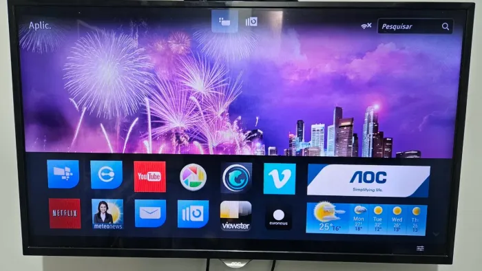 Tv smart 32' / aceito cartão/ entrego