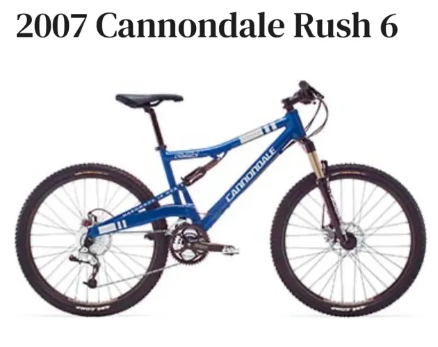 Cannondale Rush 6 SL (2007) - 100% Original ** Handmade in USA