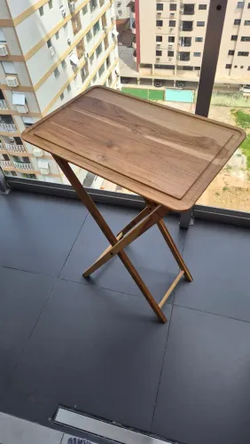 Tábua bancada com suporte para churrasco Tramontina - PRATICAMENTE SEM USO!