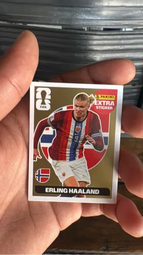 Extra Stickers Legend Erling Haaland ouro/gold