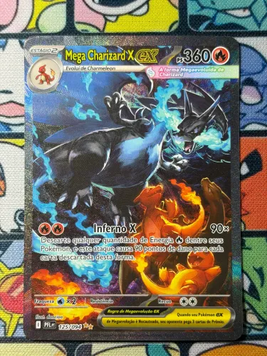 Mega Charizard X Ex carta Pokémon 