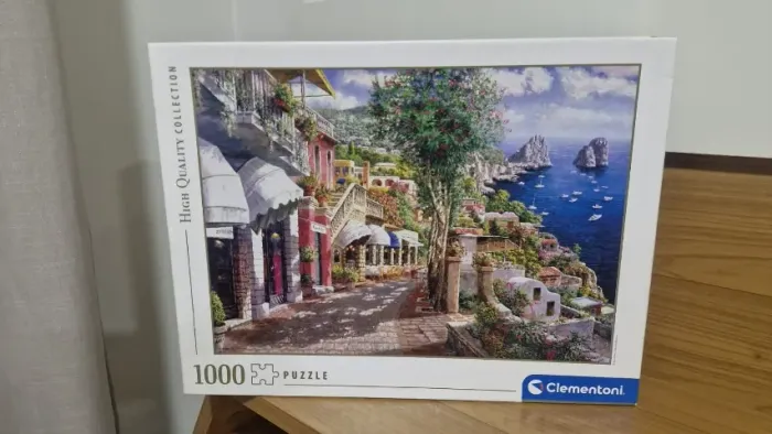 Quebra-Cabeça Clementoni Itália - Costa Amalfitana / Capri (1000 Peças)
