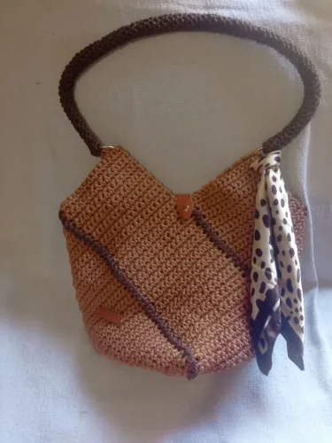 Bolsas de crochê várias cores 