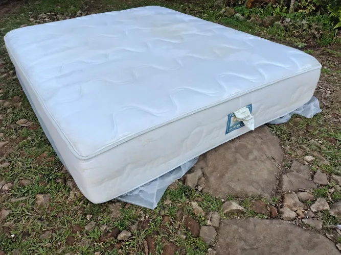 Com entrega colchão Queen espuma visco elástica 