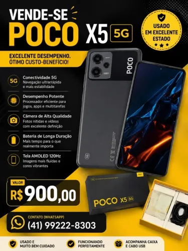 Celular Xiaomi Povo X5 5G