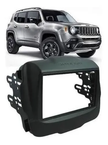 Moldura Painel Dvd 2 Din Multímidia Jeep Renegade Pcd 2019
