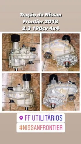 Tração da Nissan Frontier 2.3 4x4 (2018/2025)
