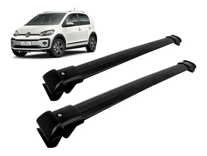 Travessa Teto Volkswagen Cross Up - Projecar - Prata & Preta - Modelo Larga